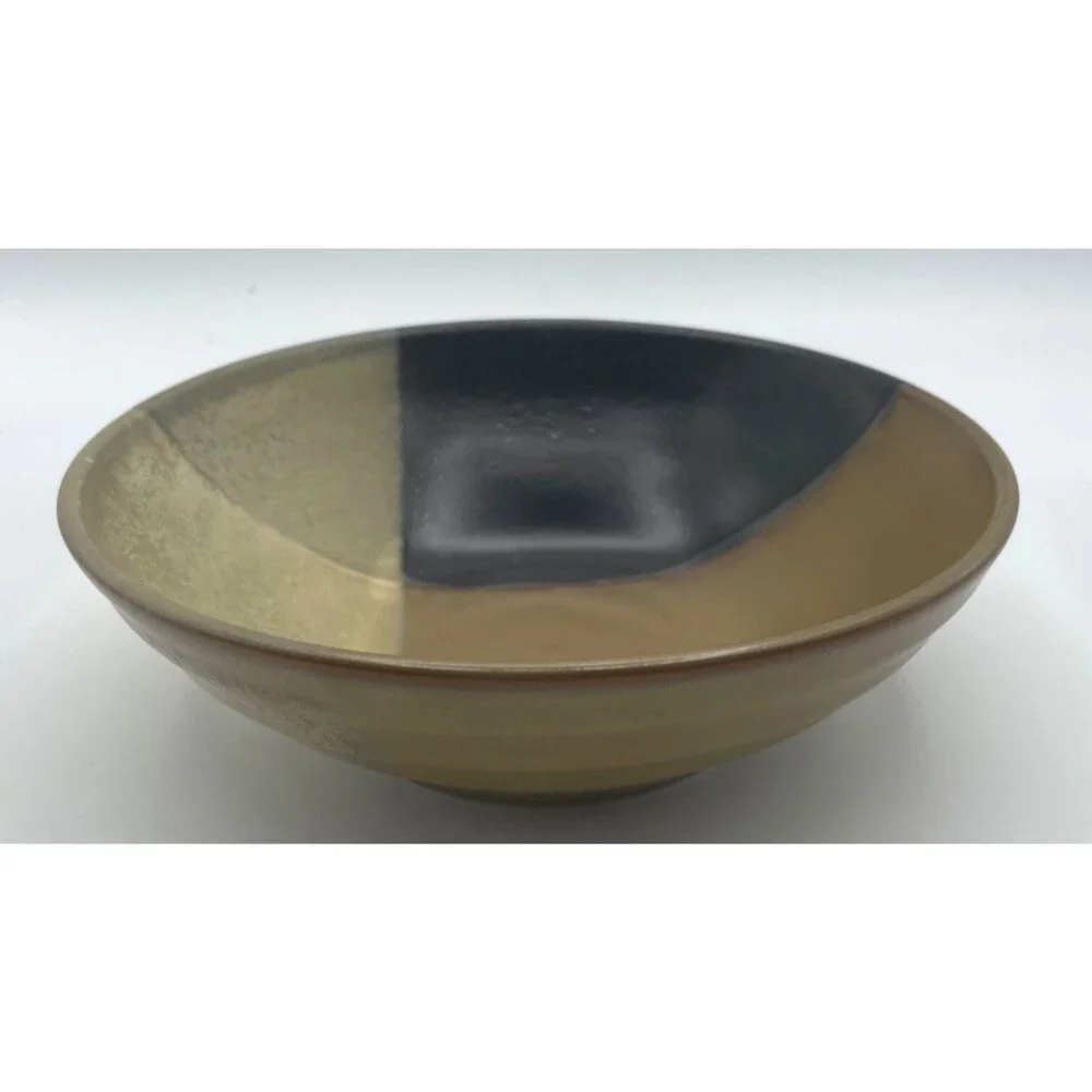 Sango Gold Dust Black 7.5” Cereal Soup Pasta Bowl #5022 Retired